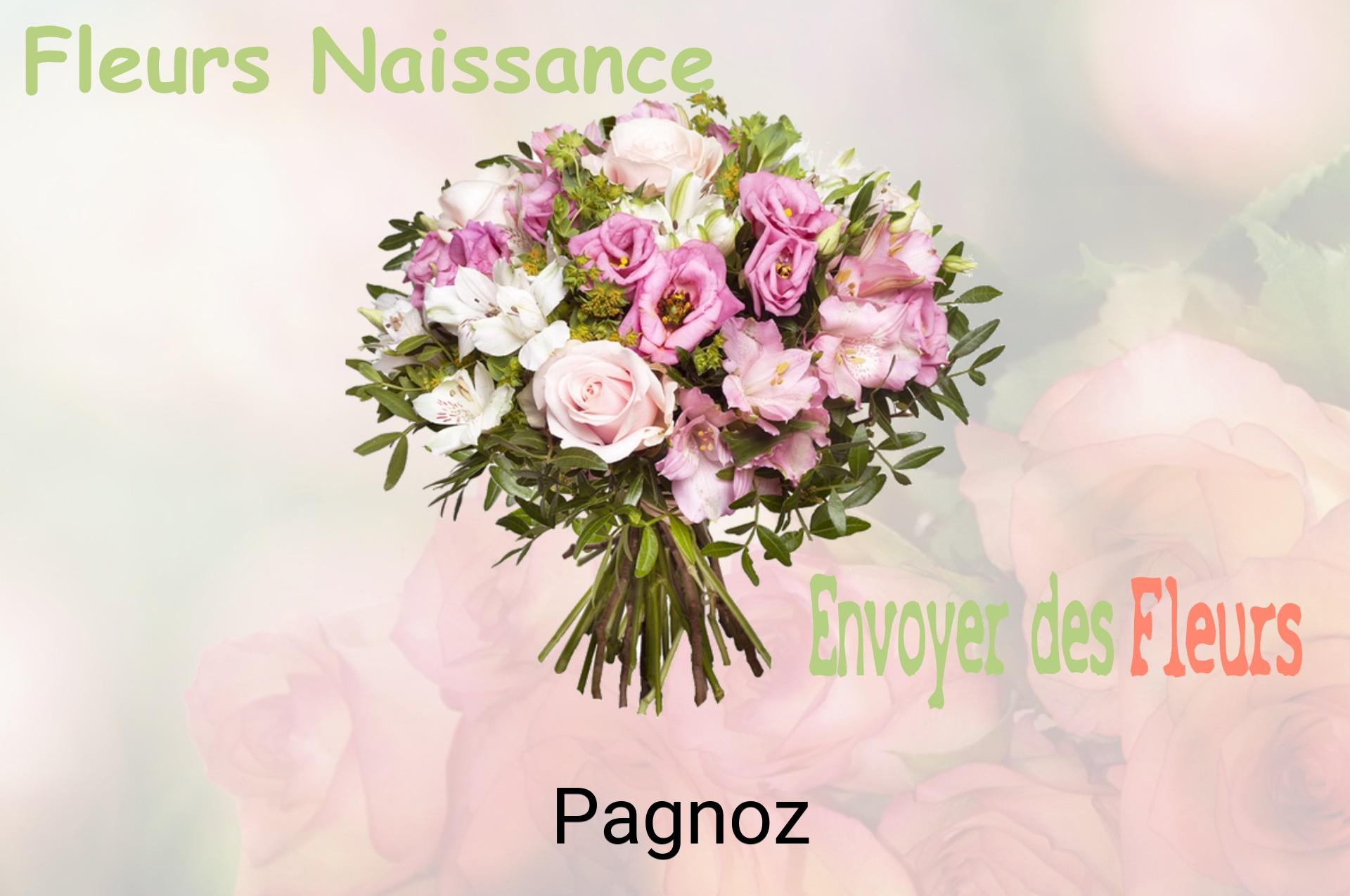 Bouquet de fleurs de naissance livré à Pagnoz